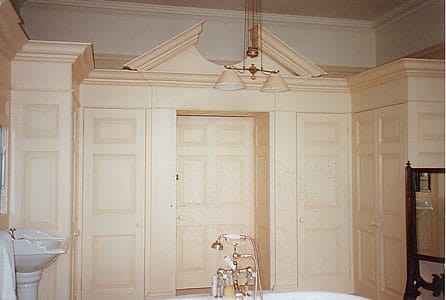 Bathroom and dressing room.