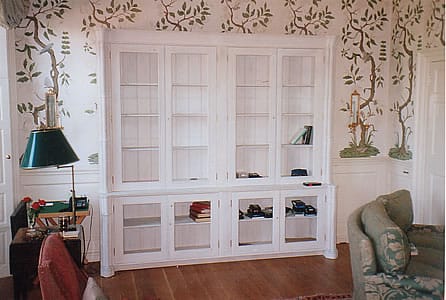 Painted bookcase