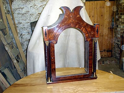 Restoration of grandfather clock case.