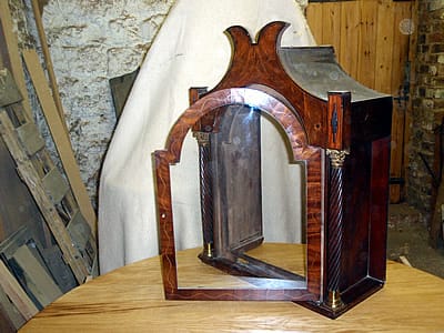 Restoration of grandfather clock case.