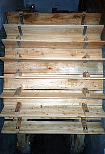 Restoration and repair of water-wheel.
